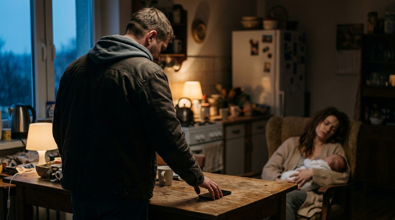 Kilka dni po porodzie żona wyznała, że to nie jego dziecko. A on wciąż chciał zostać